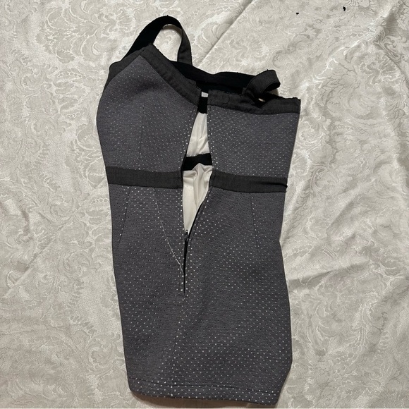 WHITNEY Eve gray and black romper size 0 - Picture 3 of 14